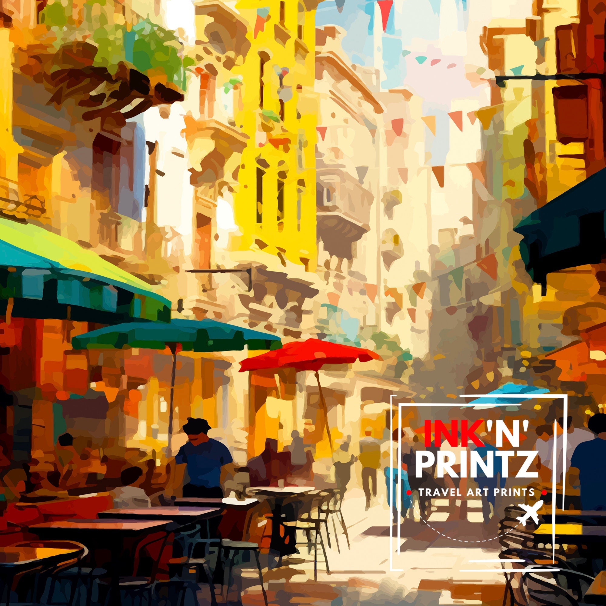 Zaragoza Spain Travel Print Zaragoza Wall Decor Zaragoza Poster Spain Travel Prints Zaragoza Art Print Zaragoza Illustration Zaragoza Wall