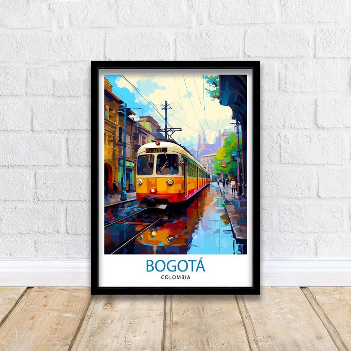 Bogota Colombia Travel Print| Bogota Wall Decor Bogota Poster Colombia Travel Prints Bogota Art Print Bogota Illustration Bogota Wall Art