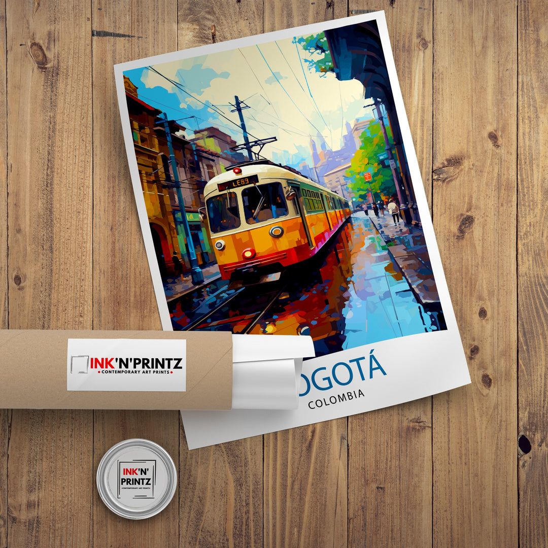 Bogota Colombia Travel Print| Bogota Wall Decor Bogota Poster Colombia Travel Prints Bogota Art Print Bogota Illustration Bogota Wall Art