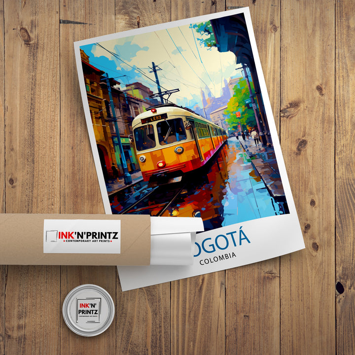 Bogota Colombia Travel Print| Bogota Wall Decor Bogota Poster Colombia Travel Prints Bogota Art Print Bogota Illustration Bogota Wall Art