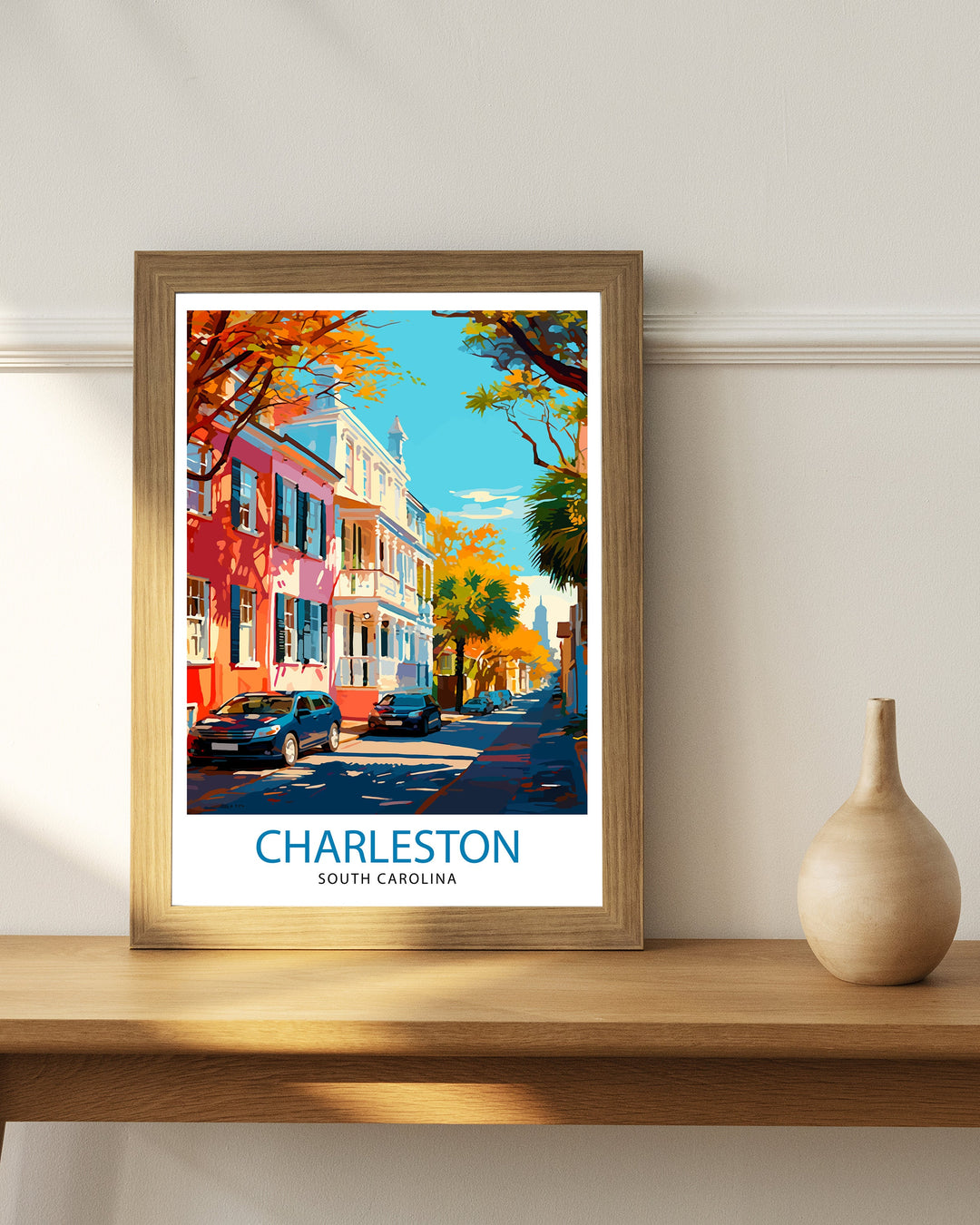 Charleston South Carolina Travel Poster Charleston