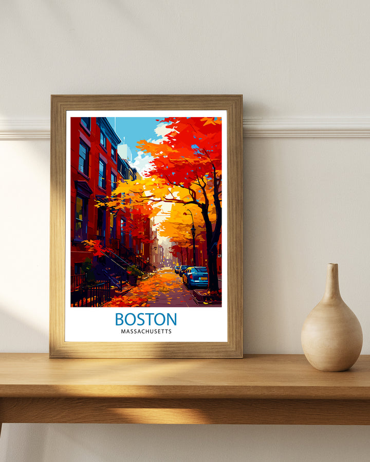 Boston Travel Poster