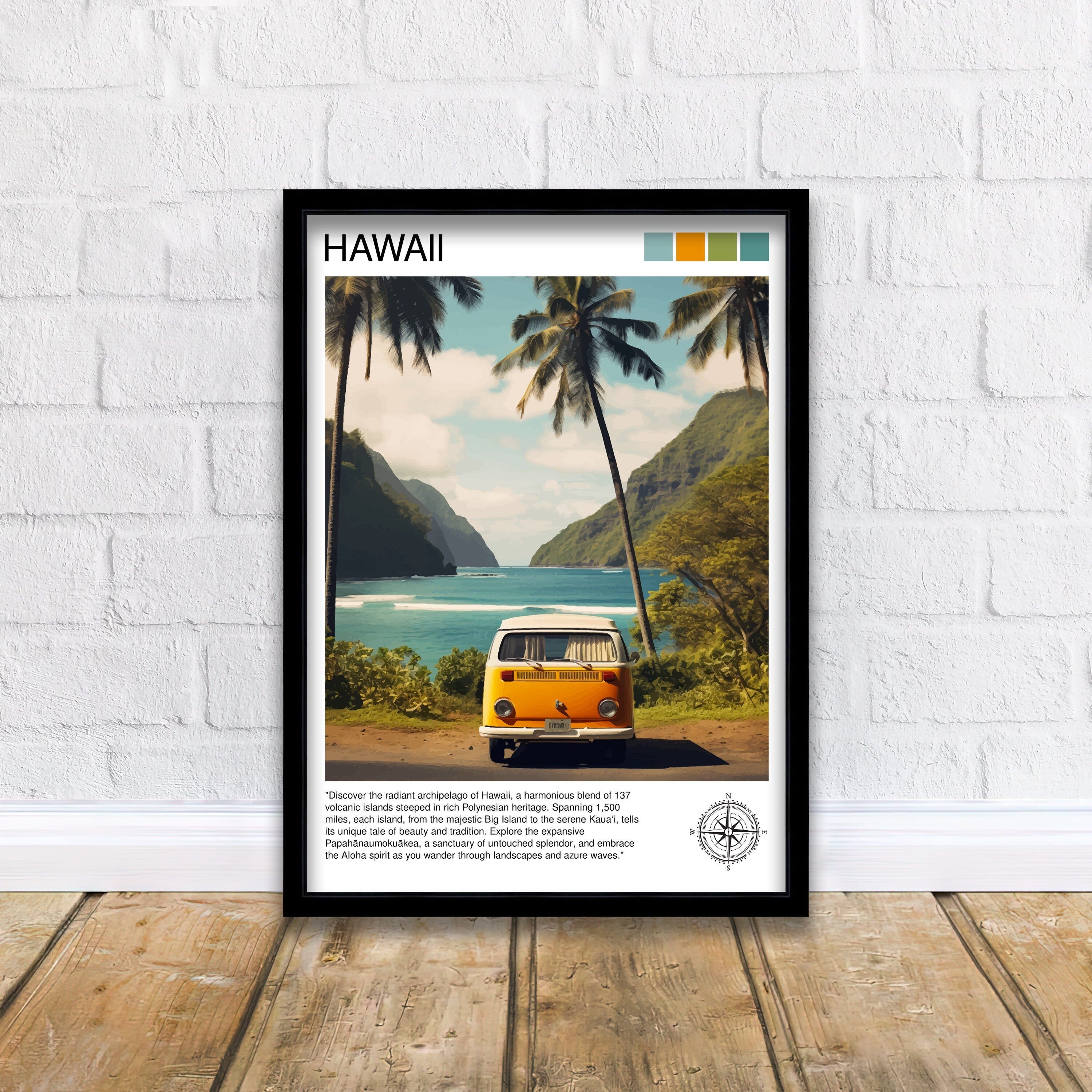 Hawaii Travel Poster