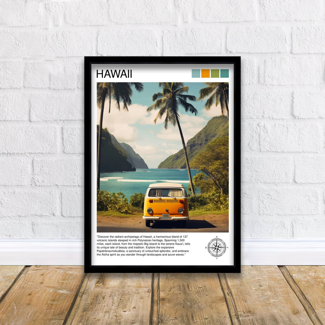 Hawaii Travel Poster