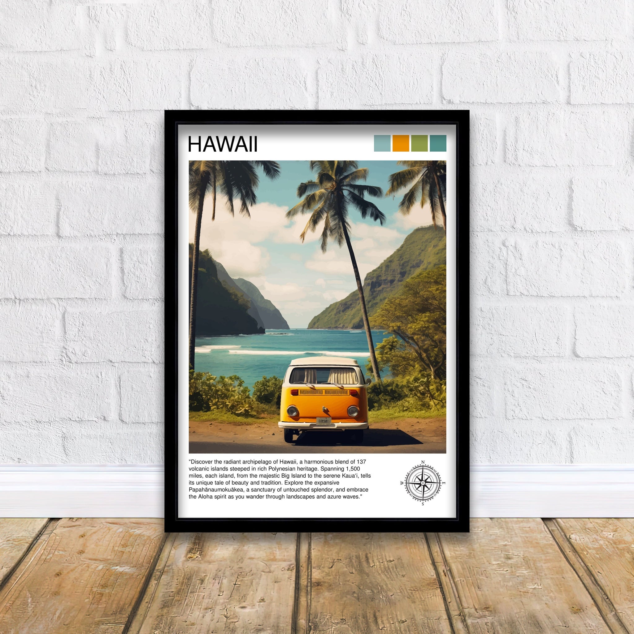 Hawaii Travel Poster