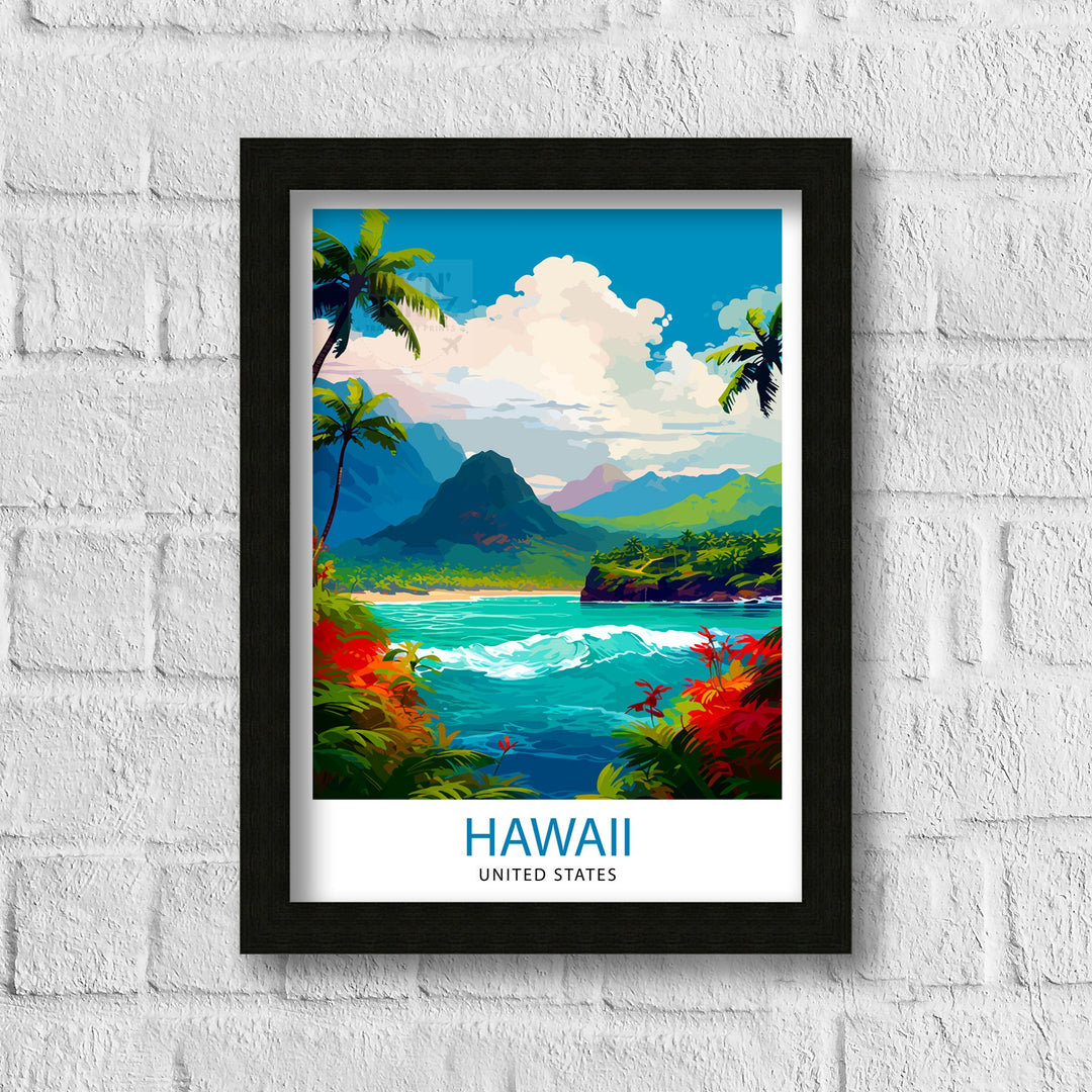 Hawaii Travel Poster