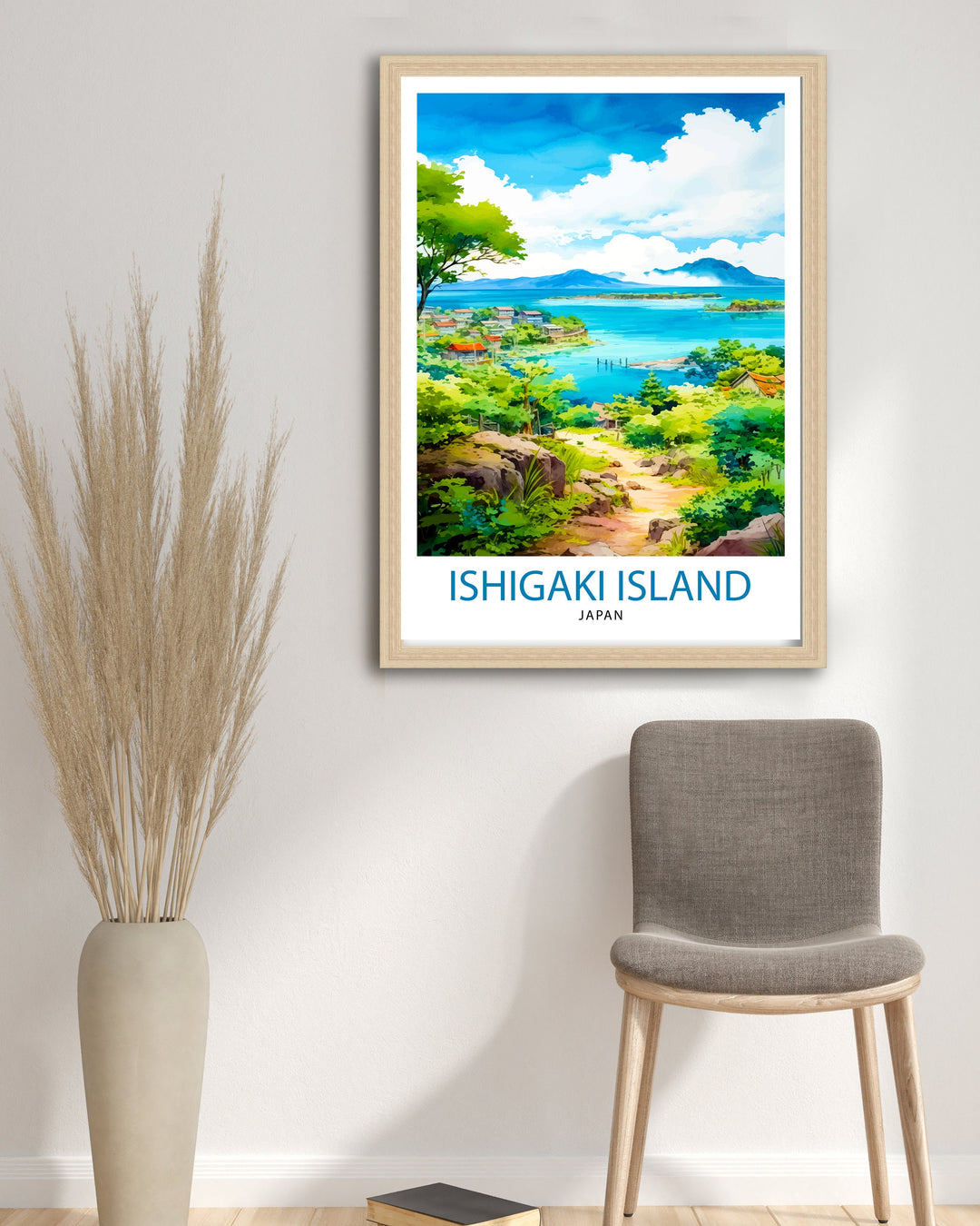 Ishigaki Island Japan Travel Poster Ishigaki