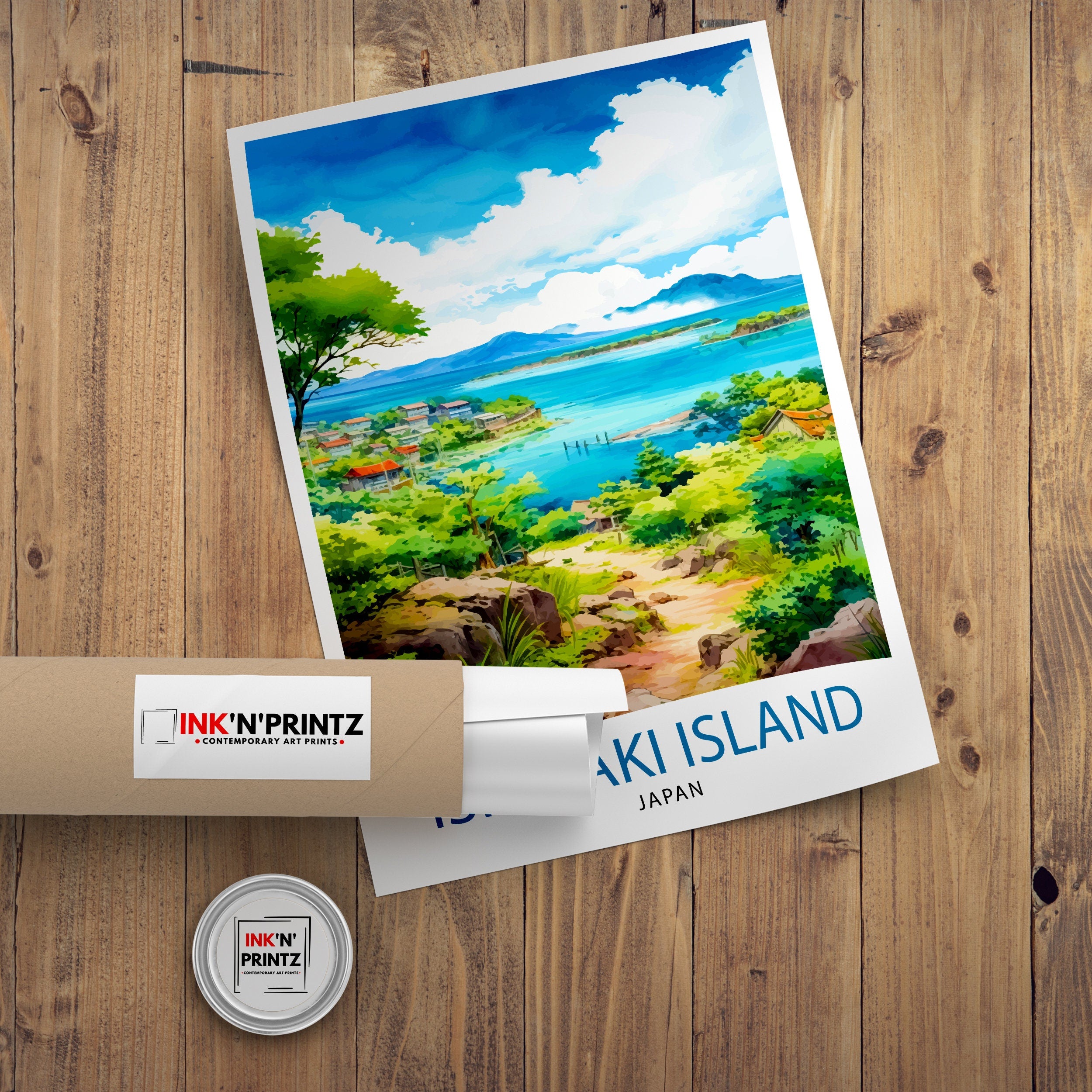 Ishigaki Island Japan Travel Print Ishigaki Wall Decor Ishigaki Poster Japan Travel Prints Ishigaki Art Print Ishigaki Illustration