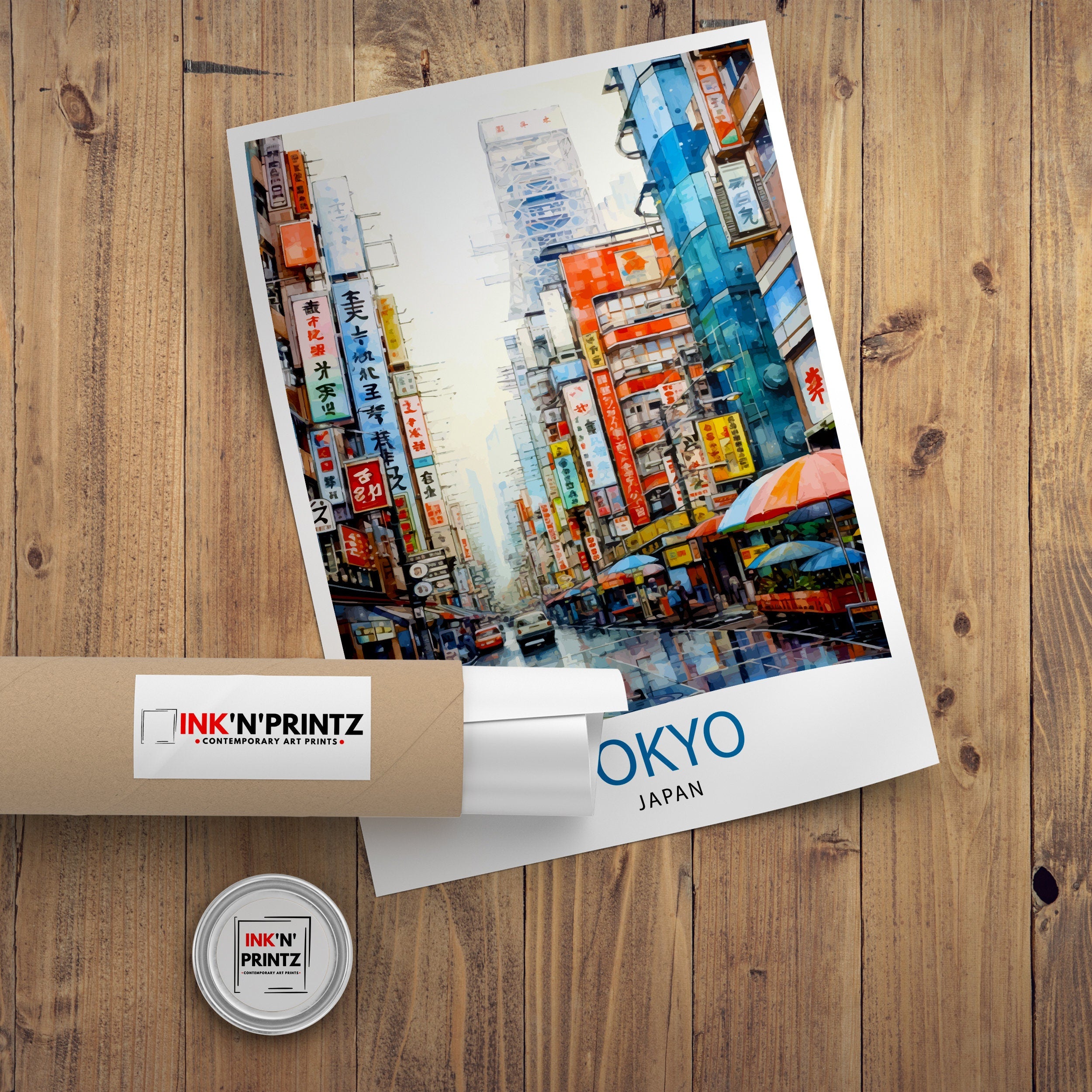 Tokyo Japan Travel Print Tokyo Wall Decor Tokyo Poster Japan Travel Prints Tokyo Art Print Tokyo Illustration Tokyo Wall Art