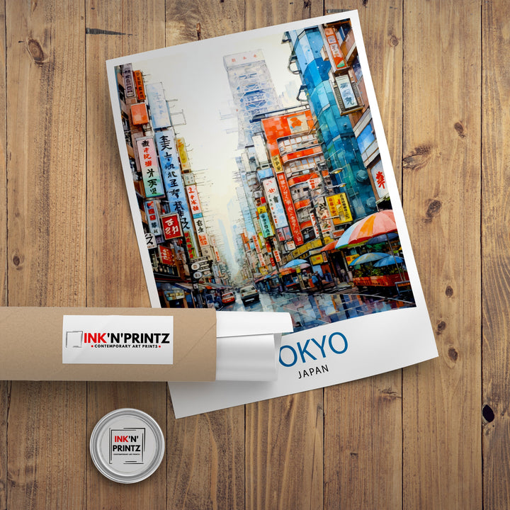 Tokyo Japan Travel Poster Tokyo Wall Decor Tokyo Poster Japan Travel Posters Tokyo Art Poster Tokyo Illustration Tokyo Wall Art