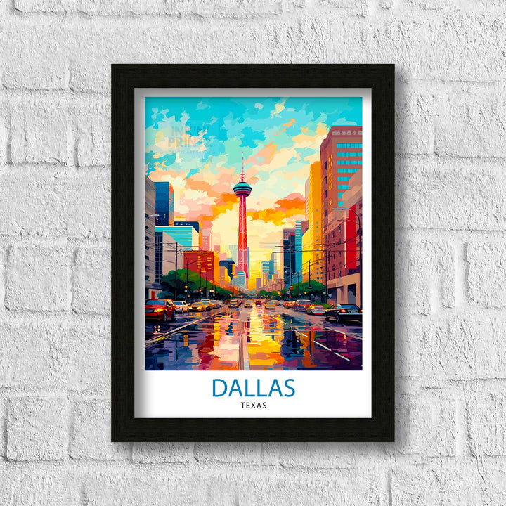 Dallas Texas Travel Poster