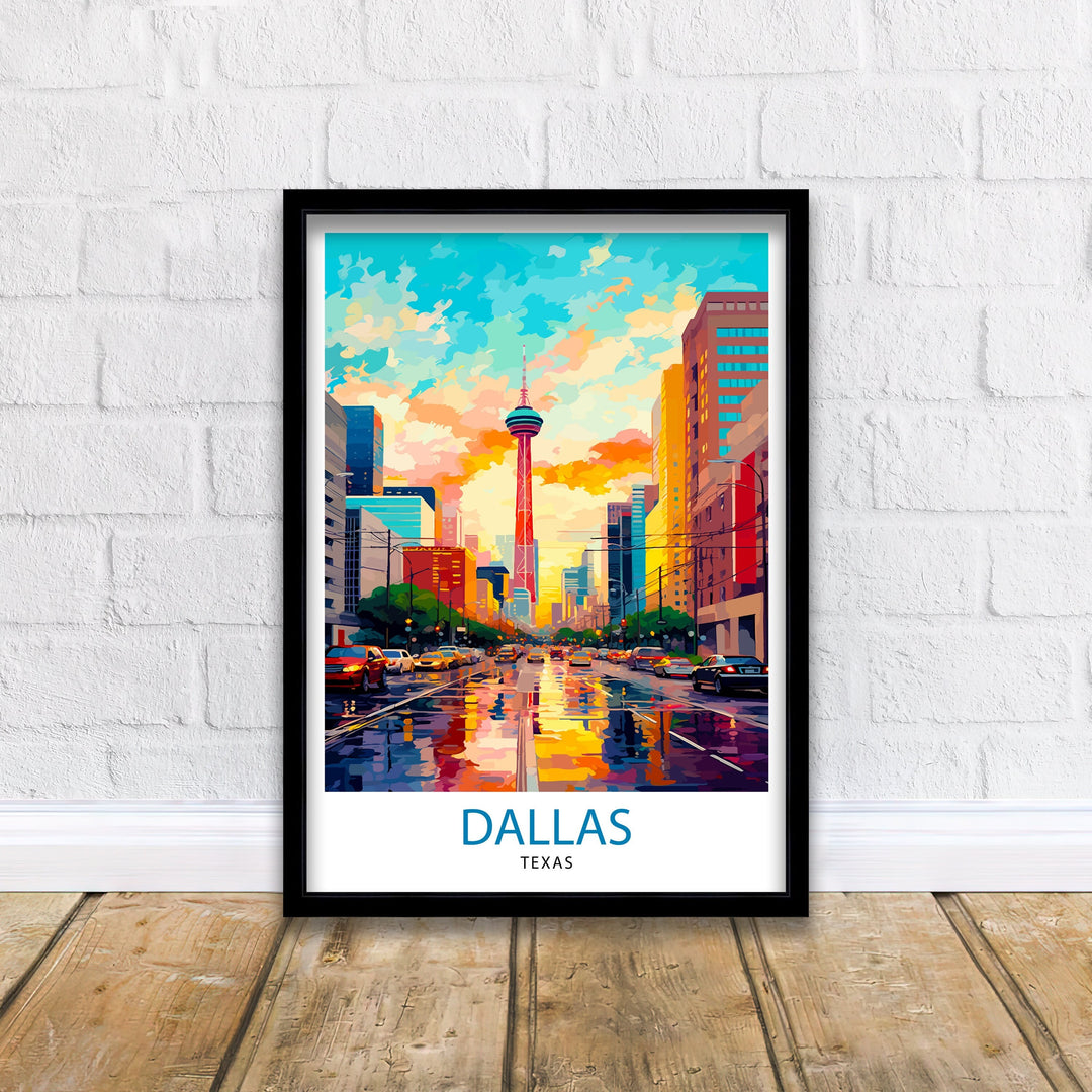 Dallas Texas Travel Poster