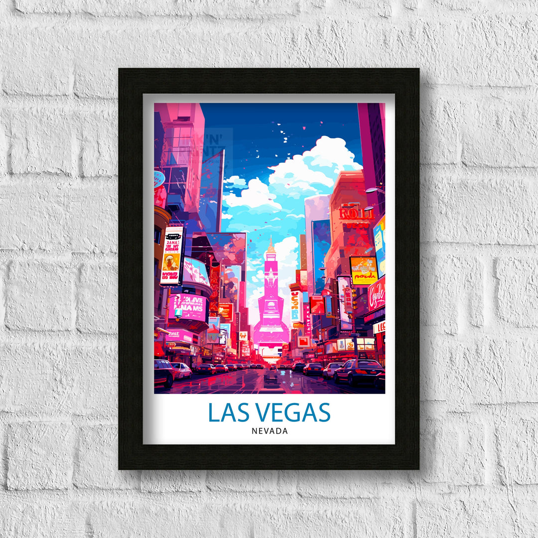 Las Vegas Travel Poster