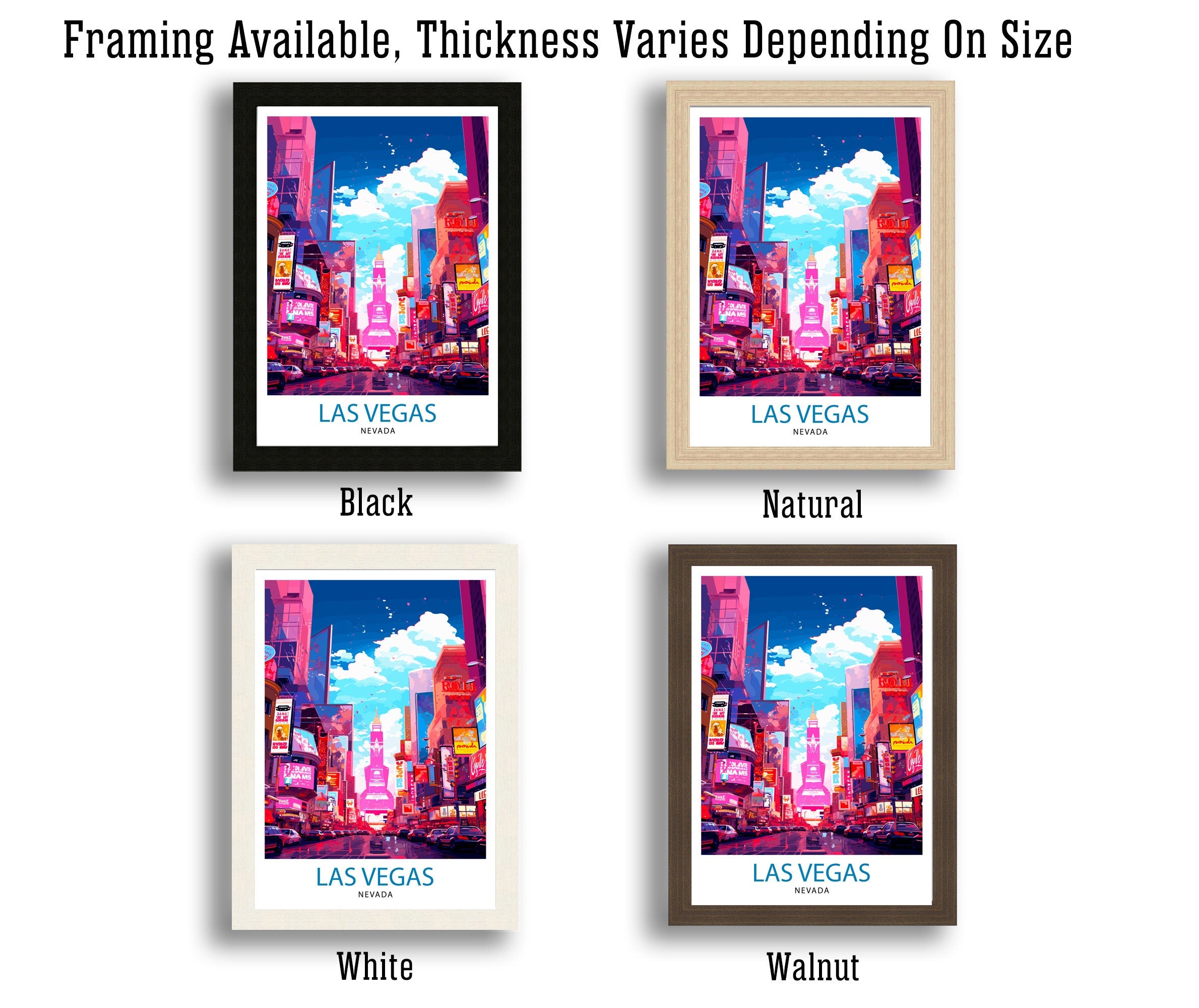 Las Vegas Travel Print| Las Vegas Wall Art Las Vegas Poster Las Vegas Illustration Las Vegas Nevada Travel Poster Las Vegas Souvenir
