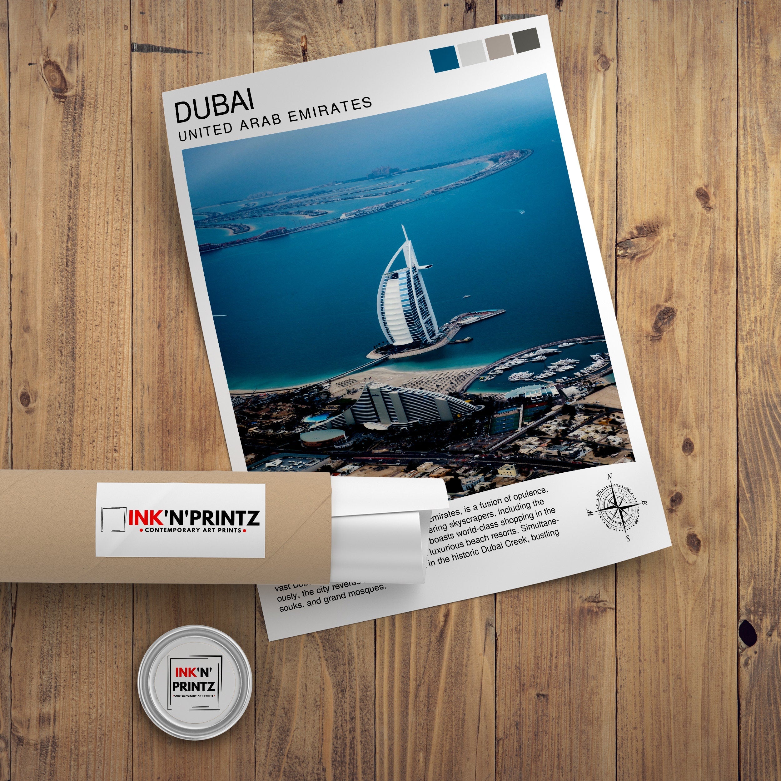 Dubai Travel Print Dubai Wall Decor Dubai Home Living Decor Dubai Illustration Travel Poster Gift For Dubai UAE Home Decor