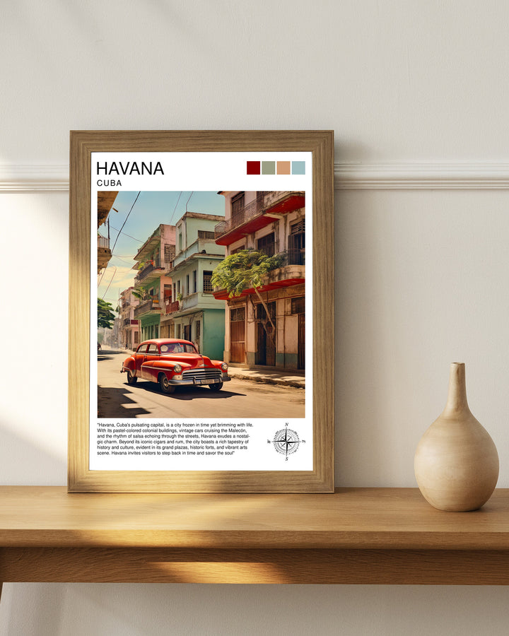 Havana Cuba Travel Poster Havana