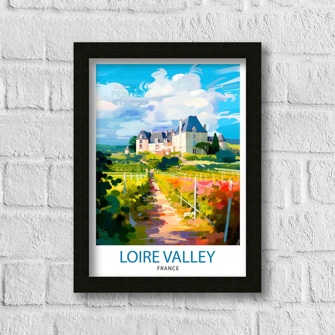 Loire Valley France Travel Poster France