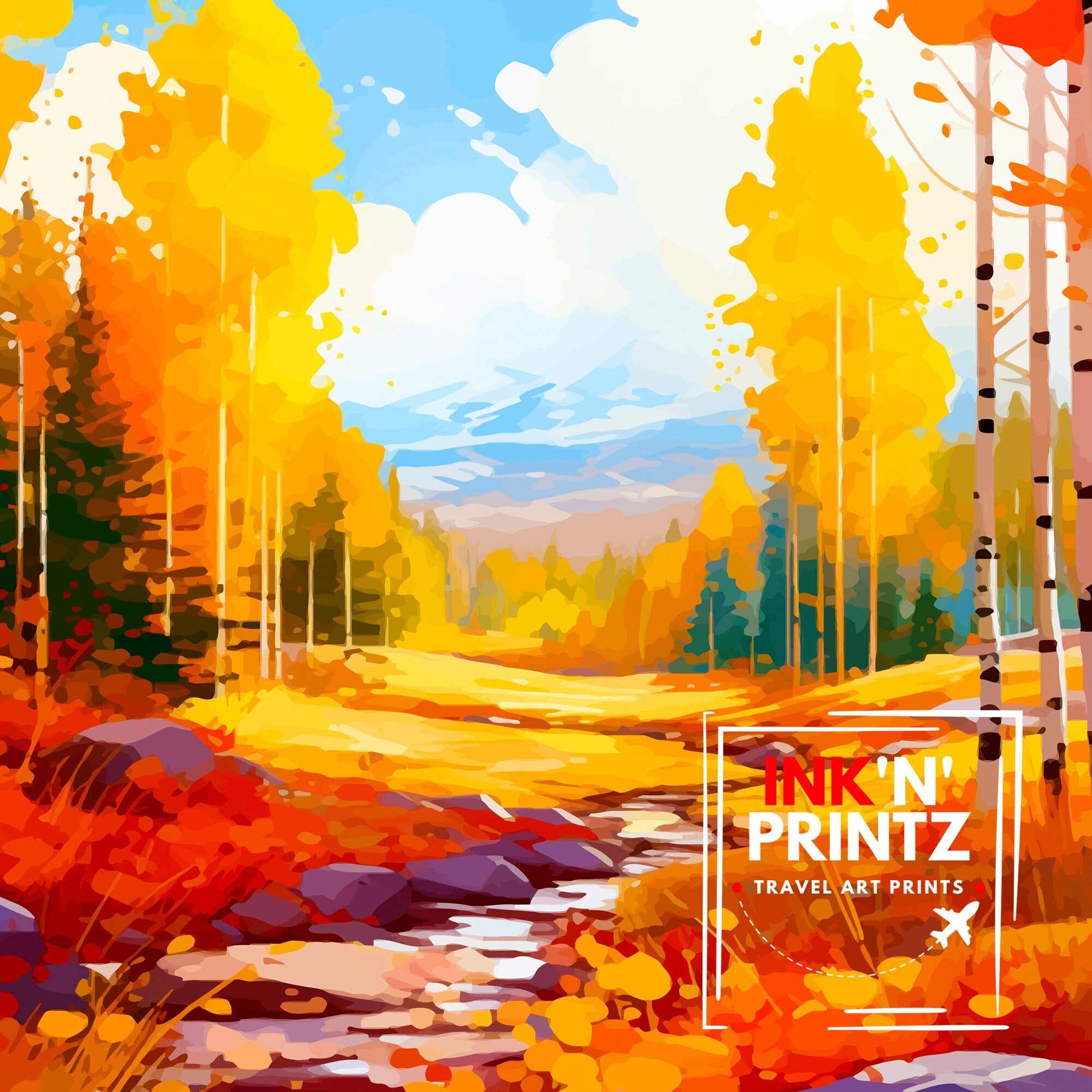 Aspen Art Print | Aspen | Aspen Art | Aspen Print | Aspen Poster | Aspen Wall Art | Aspen Colorado | Travel Poster | Aspen Painting