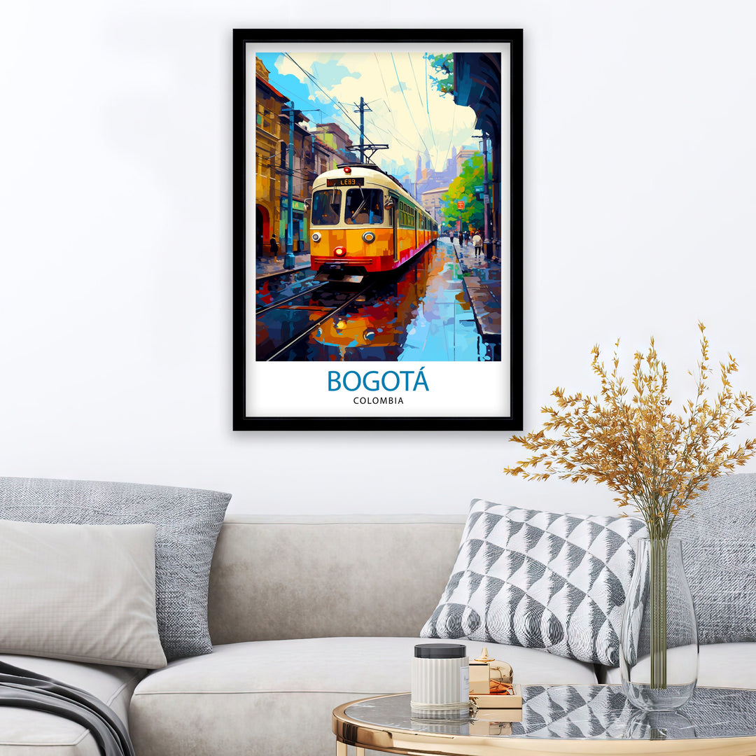 Bogota Colombia Travel Print| Bogota Wall Decor Bogota Poster Colombia Travel Prints Bogota Art Print Bogota Illustration Bogota Wall Art