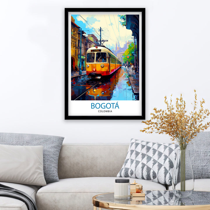 Bogota Colombia Travel Print| Bogota Wall Decor Bogota Poster Colombia Travel Prints Bogota Art Print Bogota Illustration Bogota Wall Art