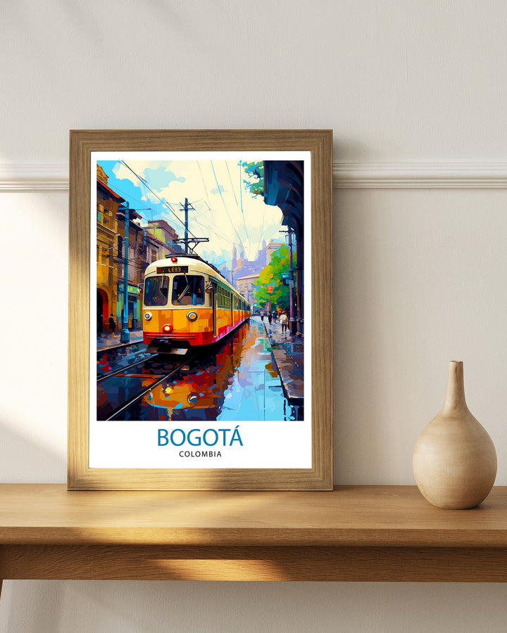 Bogota Colombia Travel Print| Bogota Wall Decor Bogota Poster Colombia Travel Prints Bogota Art Print Bogota Illustration Bogota Wall Art
