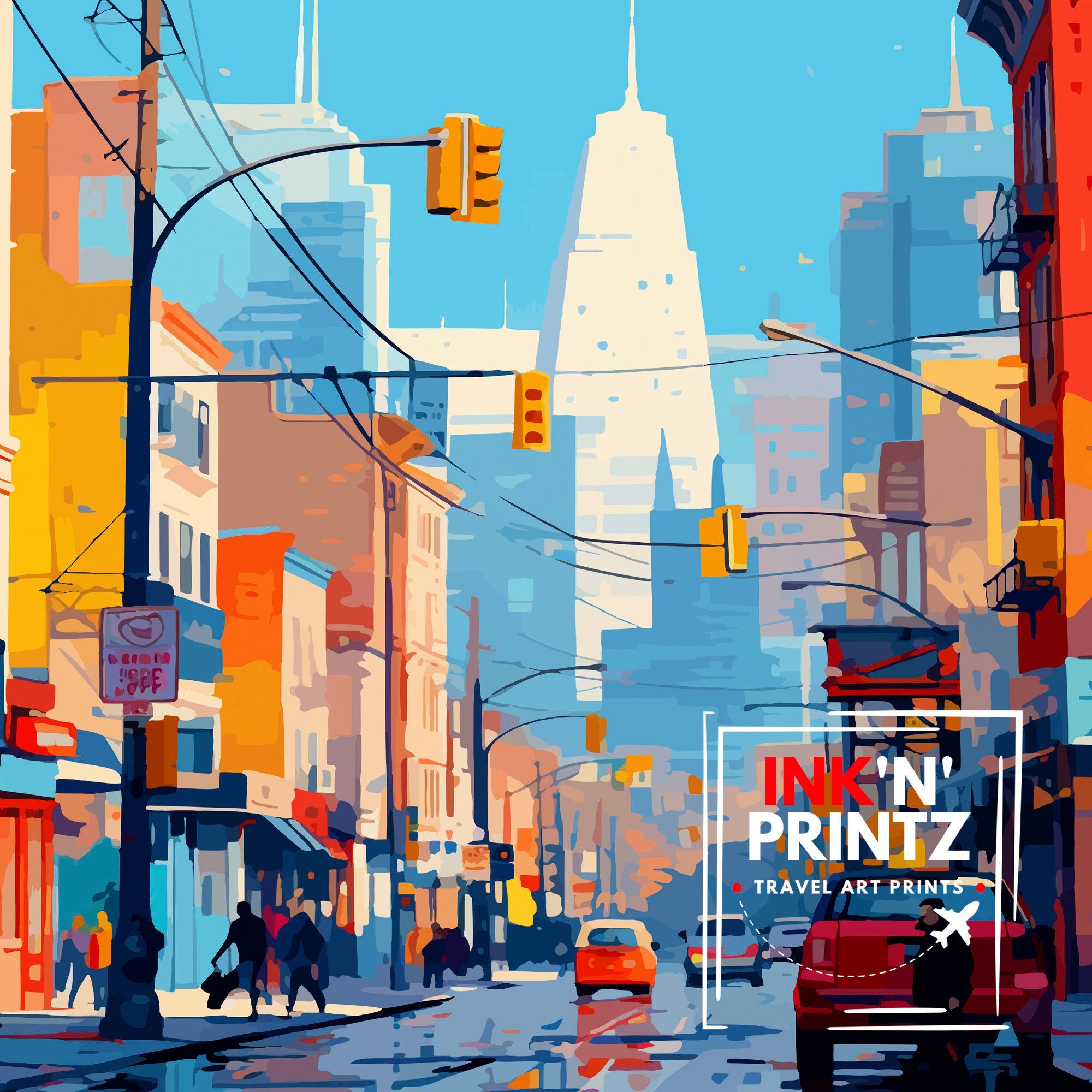 New Jersey US Travel Print| New Jersey Wall Decor New Jersey Poster US Travel Prints New Jersey Art Print New Jersey Illustration New Jersey