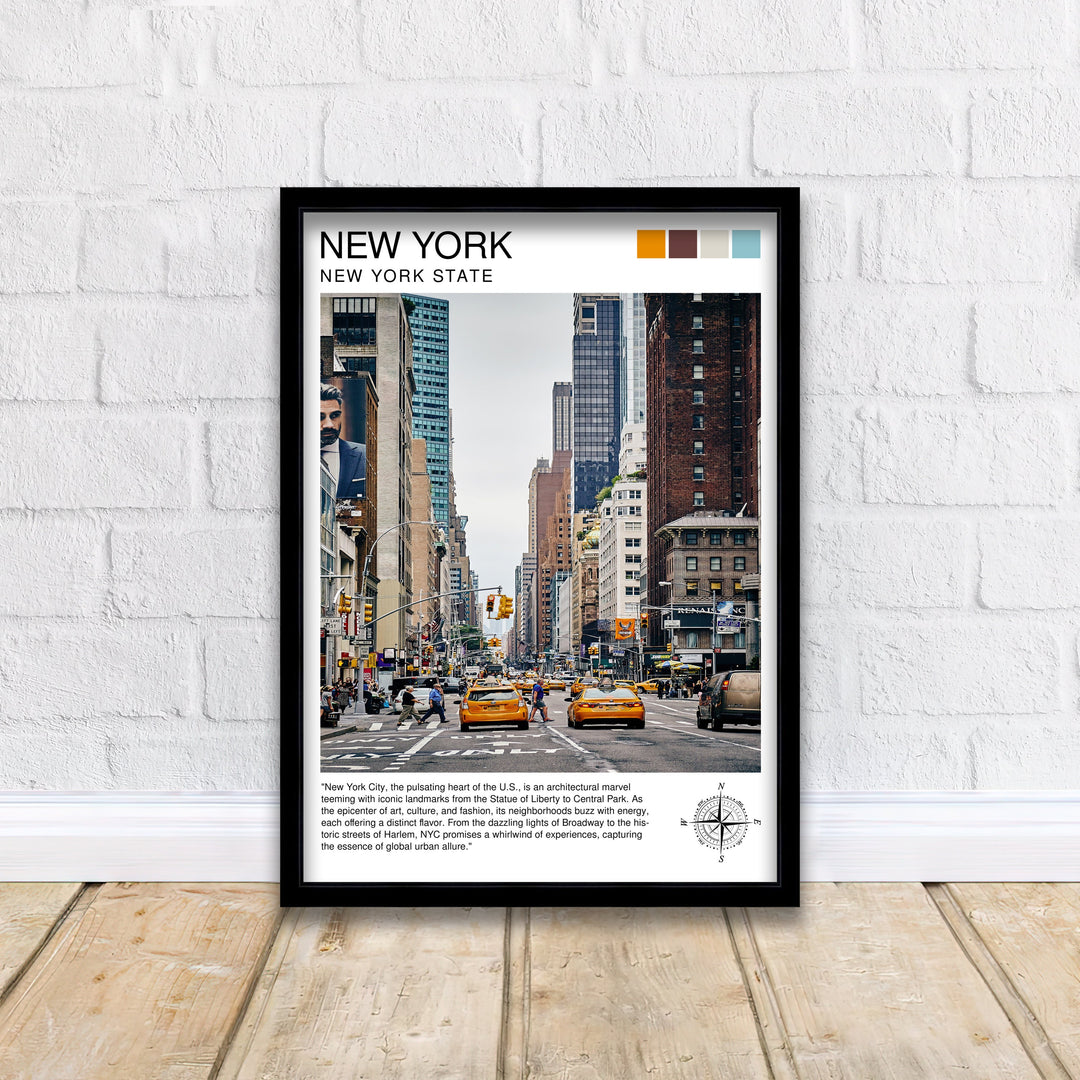 New York Travel Poster