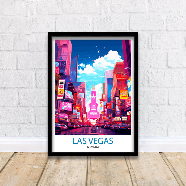 Las Vegas Travel Poster