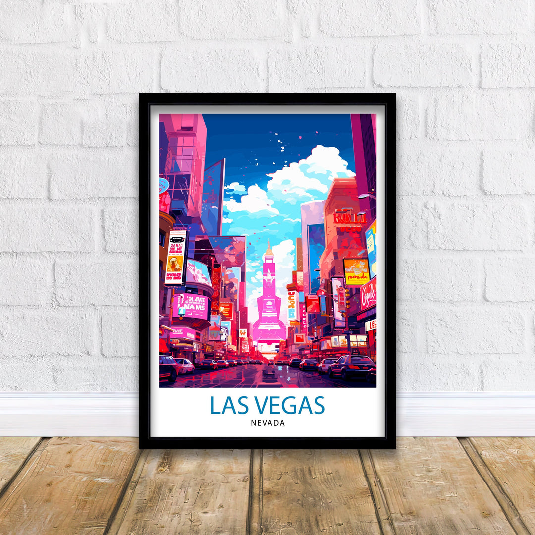 Las Vegas Travel Poster