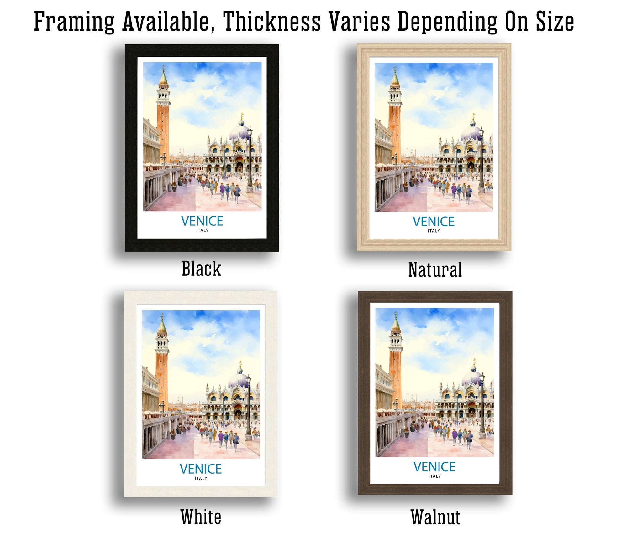 Venice Travel Print Venice Wall Decor Venice Home Living Decor Venice Italy City Print Capital City Venice Canal Poster Venice Illustration