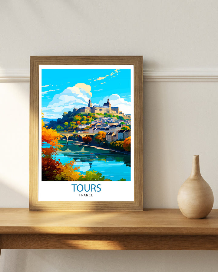 Tours France Travel Poster Tours