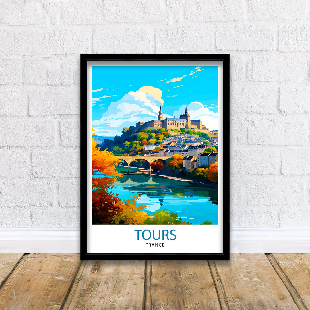 Tours France Travel Poster Tours