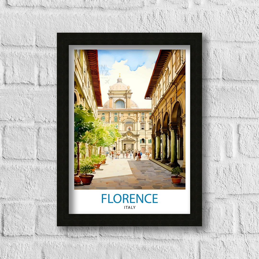 Florence Italy Travel Poster Florence