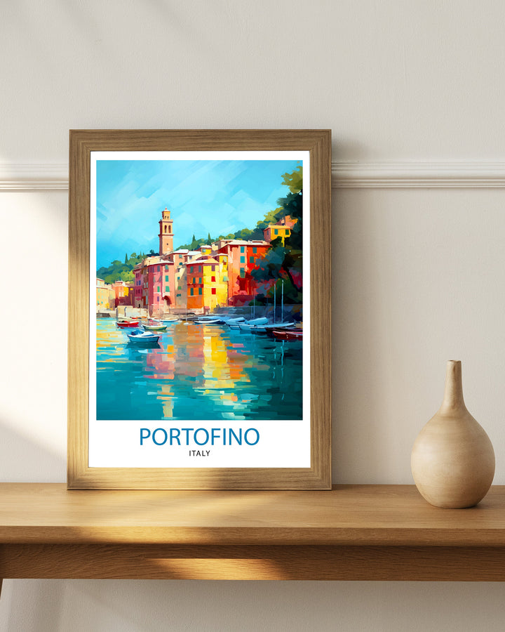 Portofino Italy Travel Poster Portofino