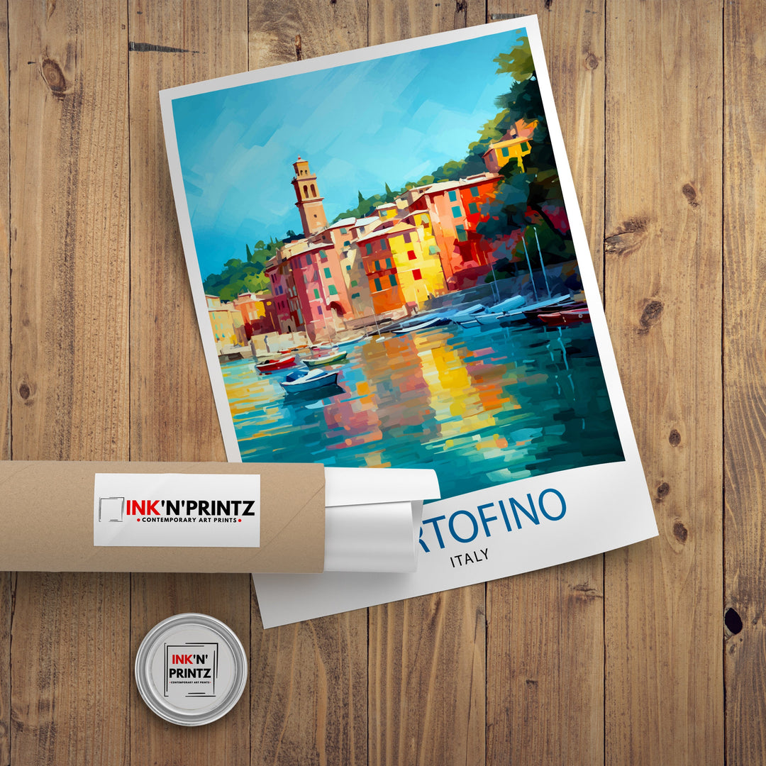 Portofino Italy Travel Poster Portofino