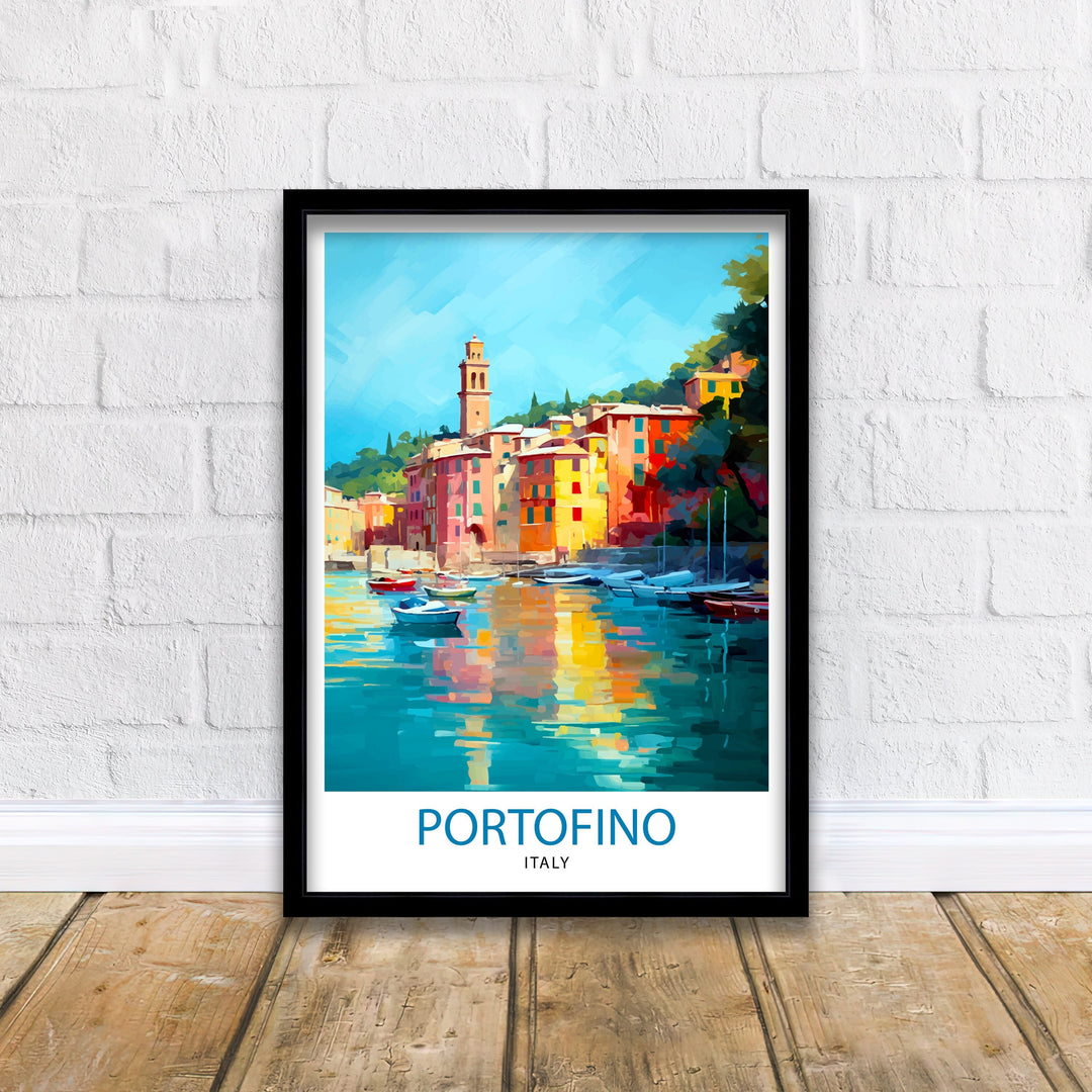 Portofino Italy Travel Poster Portofino