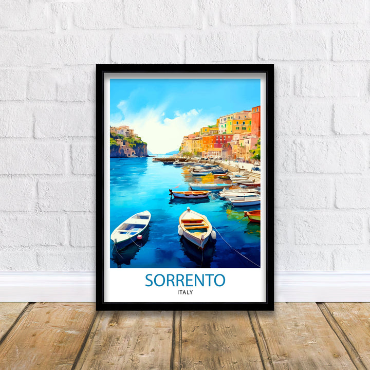 Sorrento Italy Travel Poster Sorrento