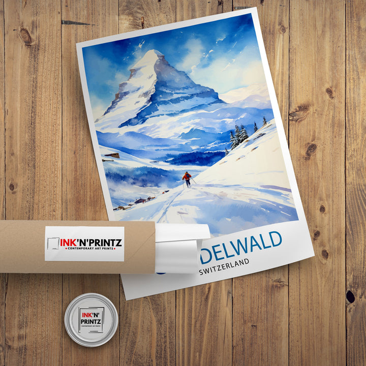 Grindelwald Switzerland Travel Print