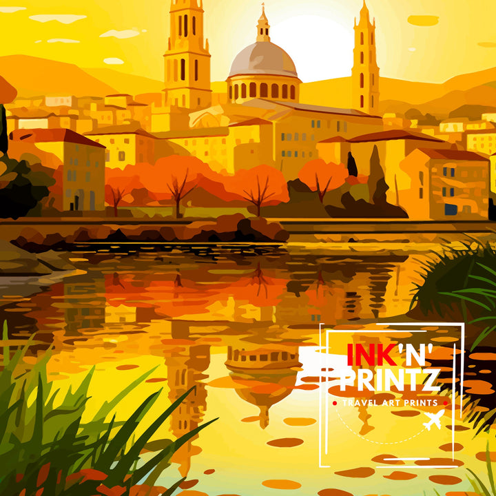 Ancona Italy Travel Print Ancona Wall Decor Ancona Poster Italy Travel Prints Ancona Art Print Ancona Illustration Ancona Wall Art