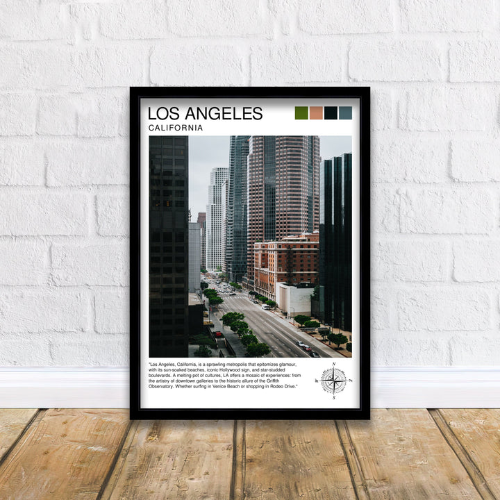 Los Angeles Travel Poster