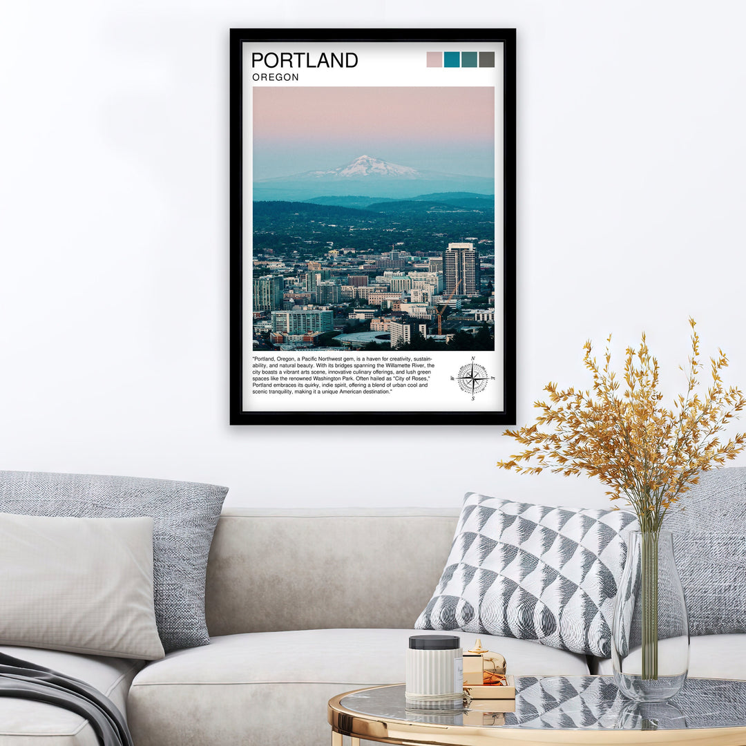 Portland Maine Travel Poster Portland