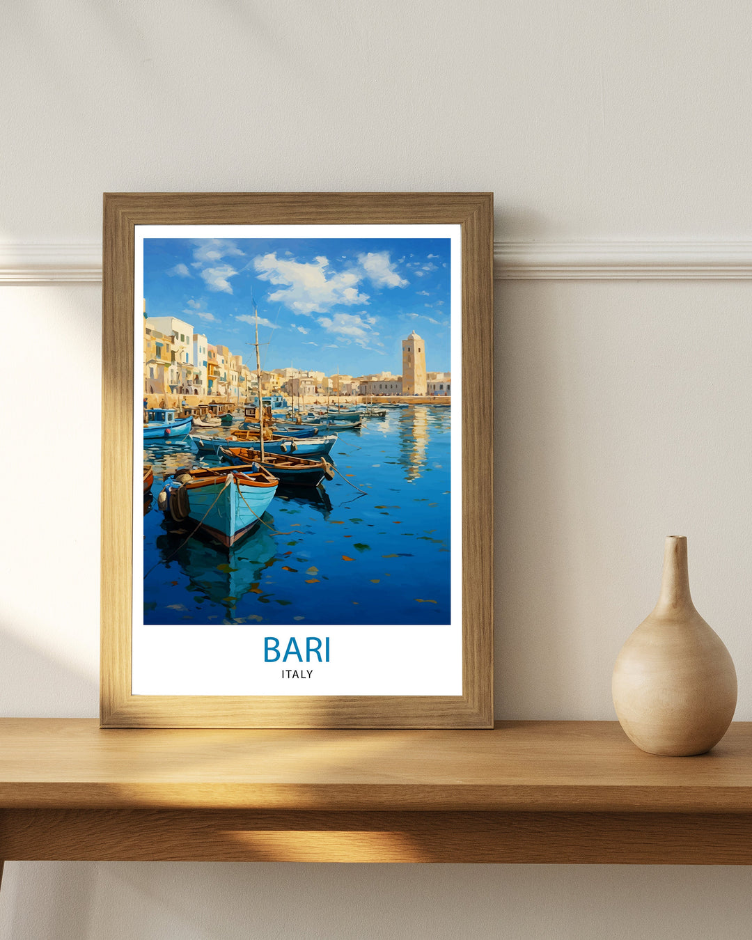 Bari Italy Travel Poster Bari