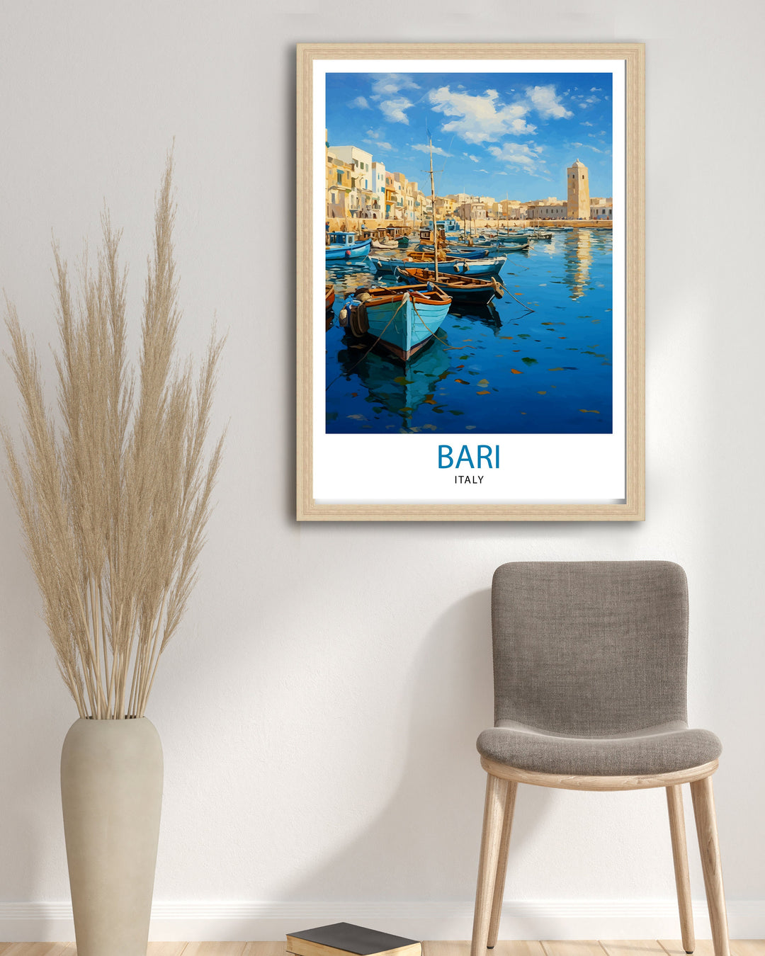 Bari Italy Travel Poster Bari