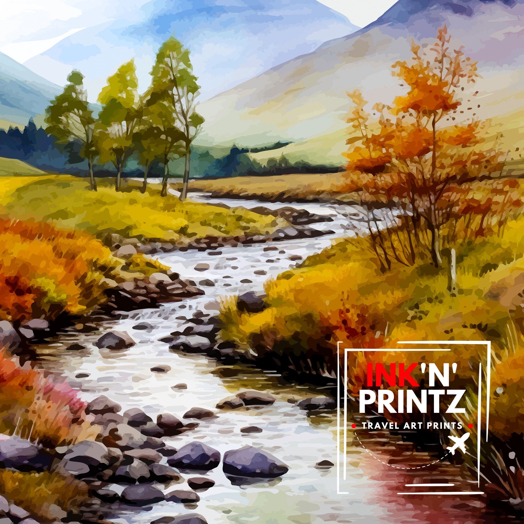 Ben Nevis Print Scottish Mountain Decor Fort William Scotland Wall Art Ben Nevis Summit Poster Scottish Highlands Landscape Artwork Hiking