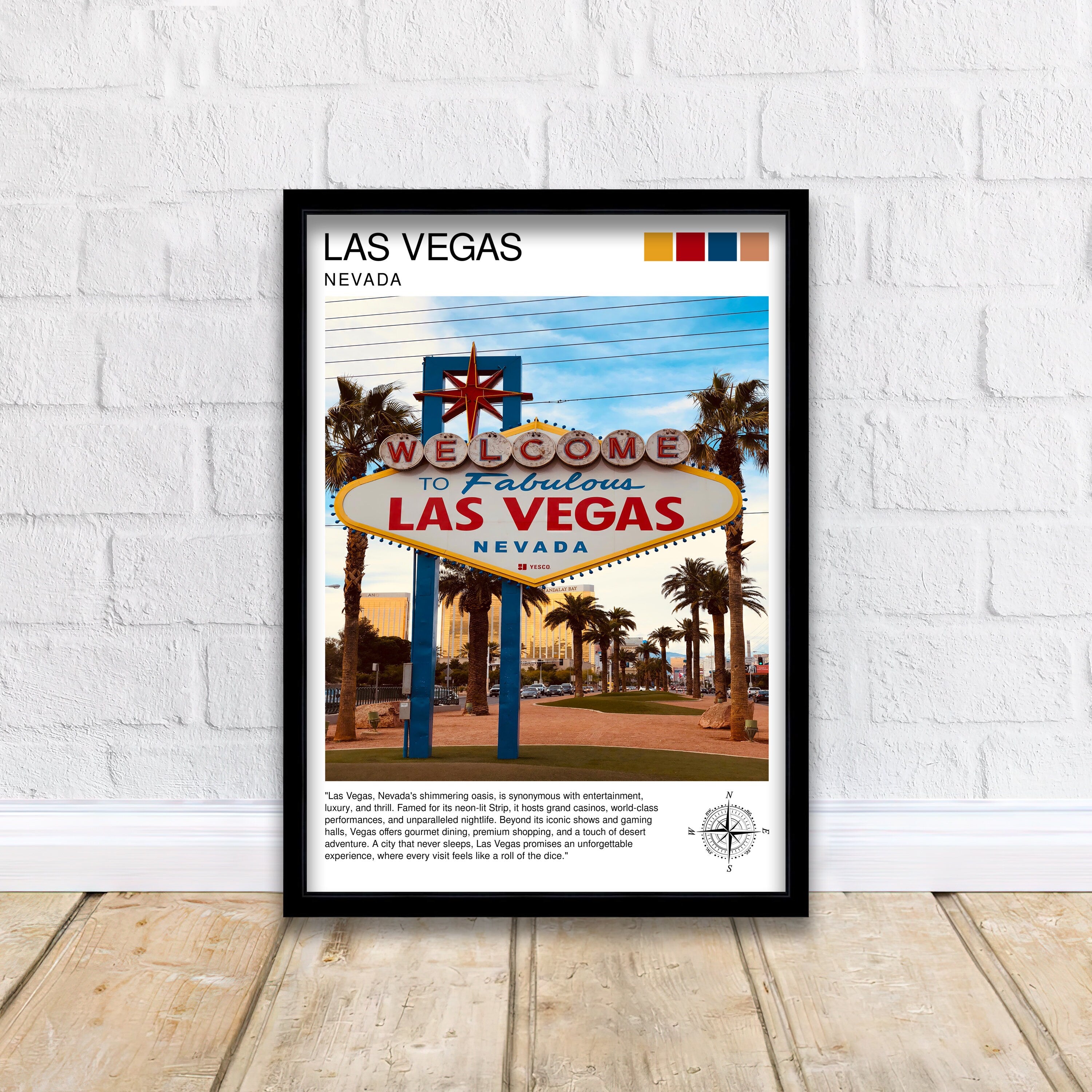 Las Vegas Travel Print| Las Vegas Wall Art Las Vegas Poster Las Vegas Illustration Las Vegas Nevada Travel Poster Las Vegas Souvenir
