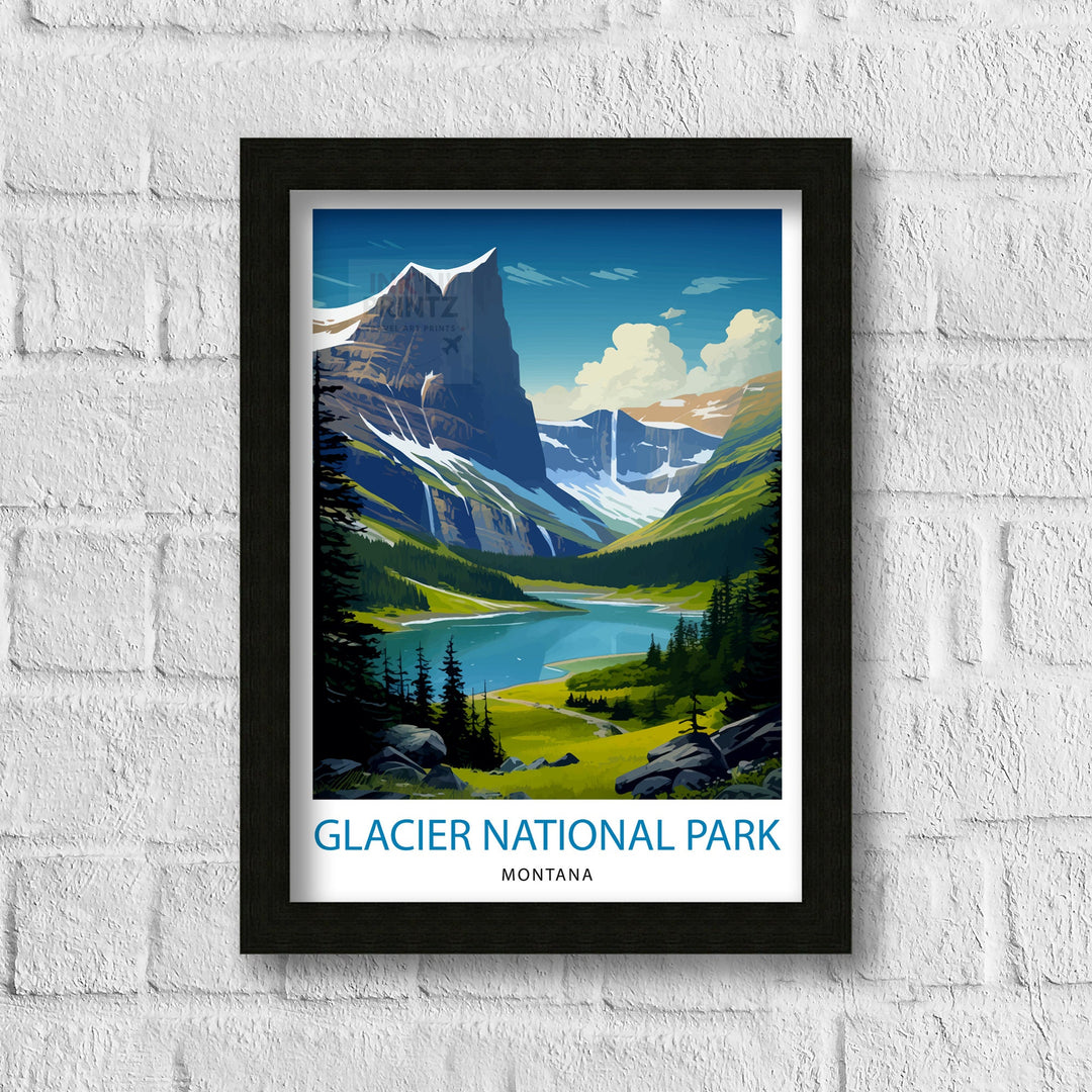 Glacier National Park Poster