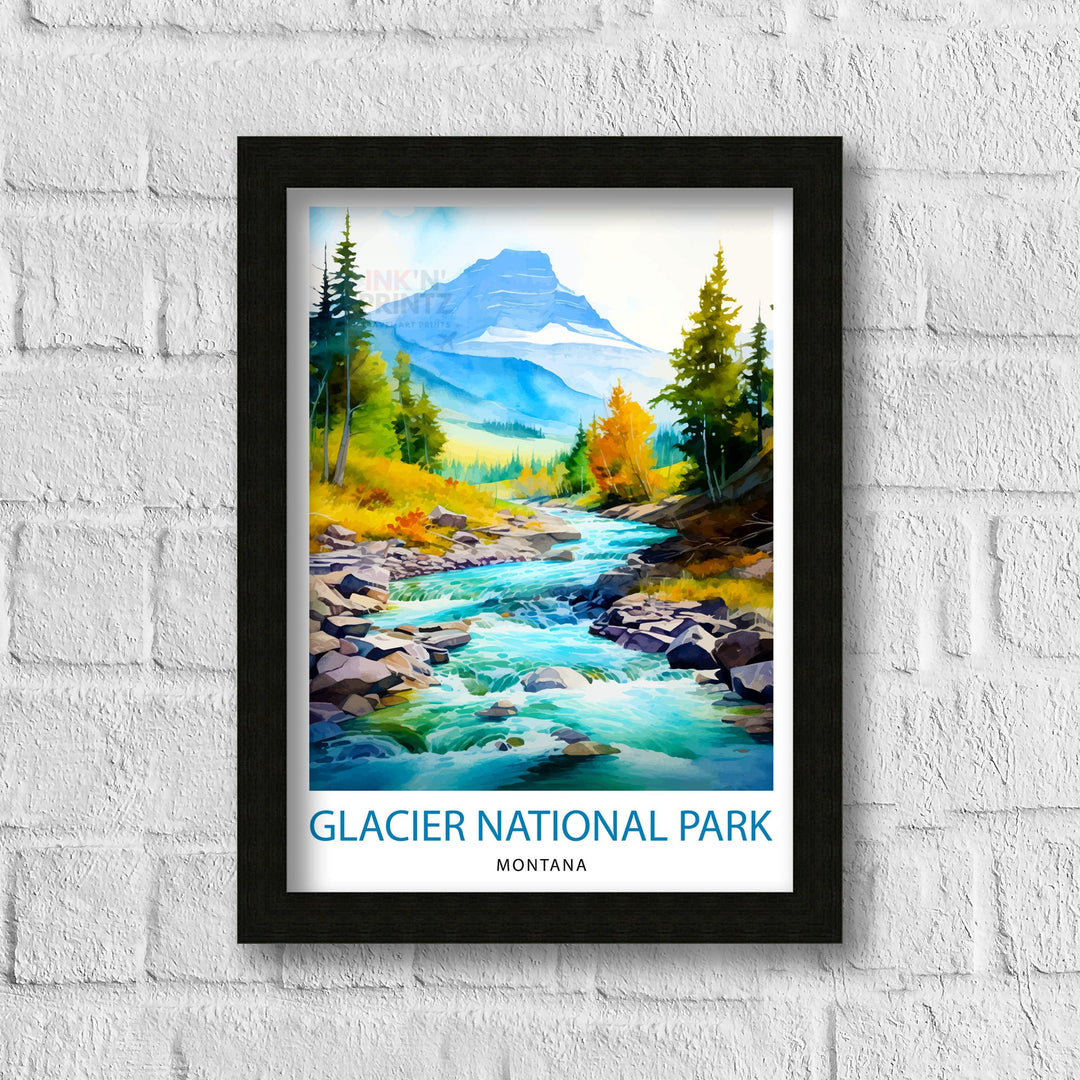 Glacier National Park Poster