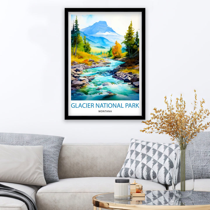 Glacier National Park Poster