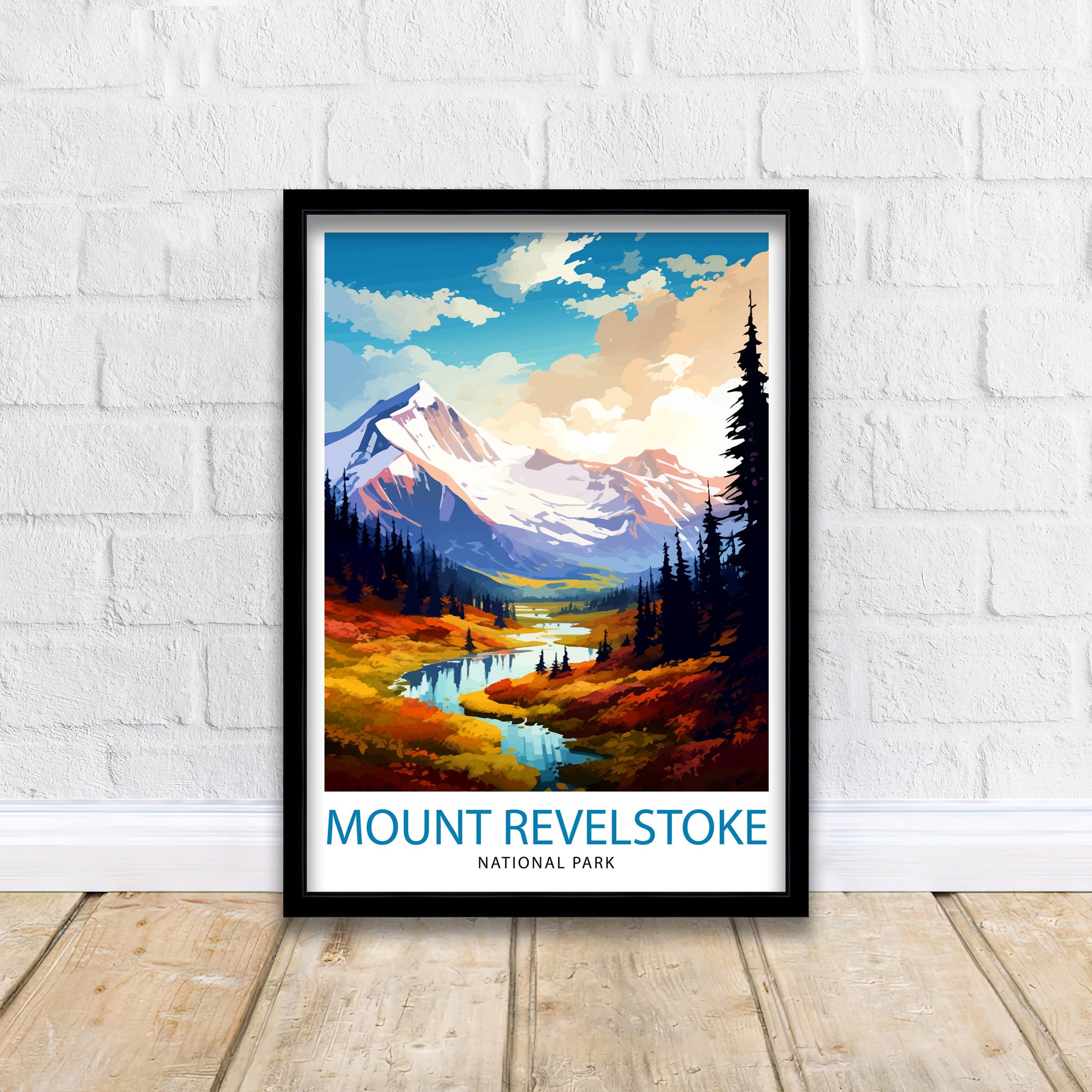 Mount Revelstoke National Park Print| Canadian Wilderness Poster Revelstoke Art Forest Landscape Decor British Columbia Wall Art Nature