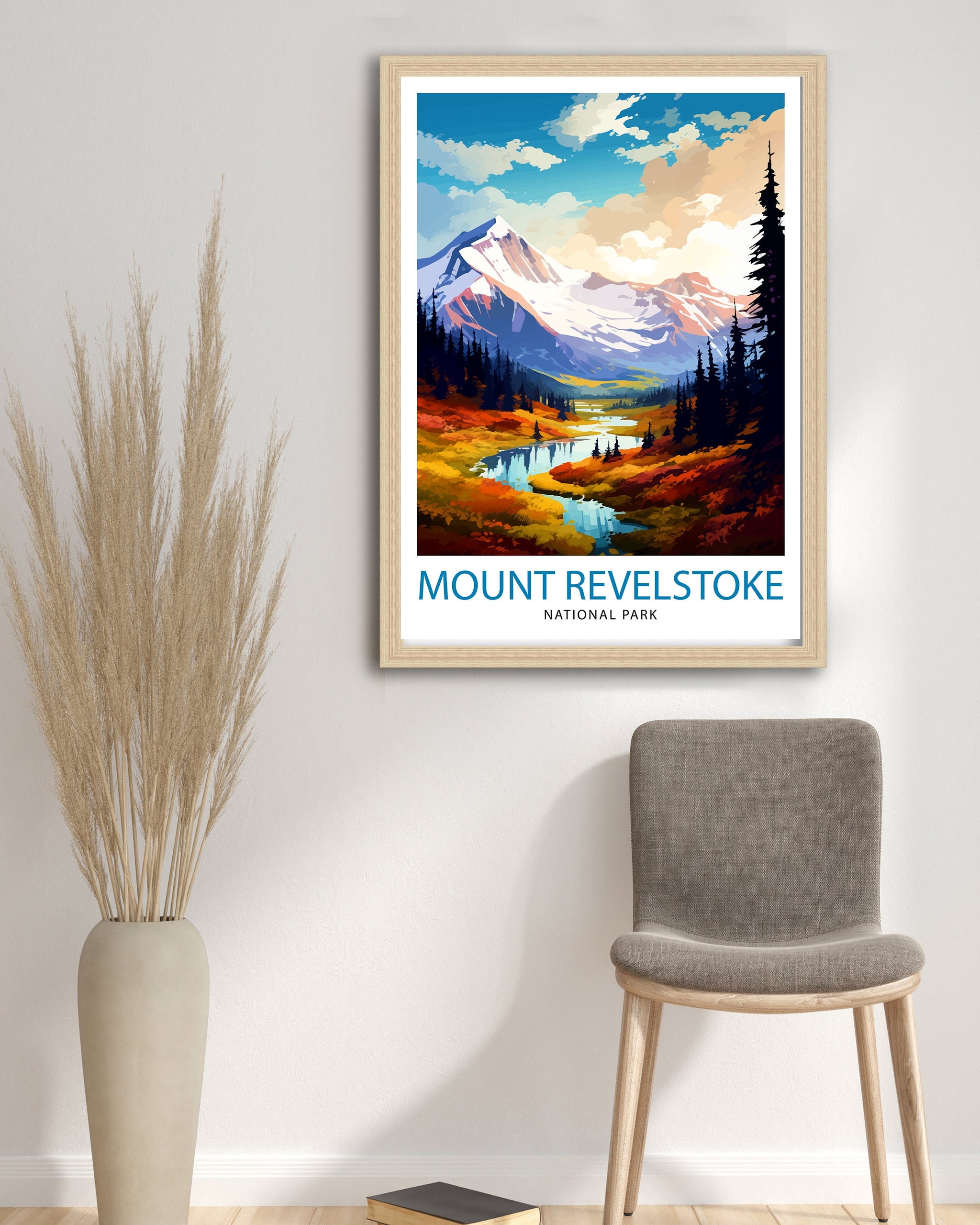 Mount Revelstoke National Park Print| Canadian Wilderness Poster Revelstoke Art Forest Landscape Decor British Columbia Wall Art Nature